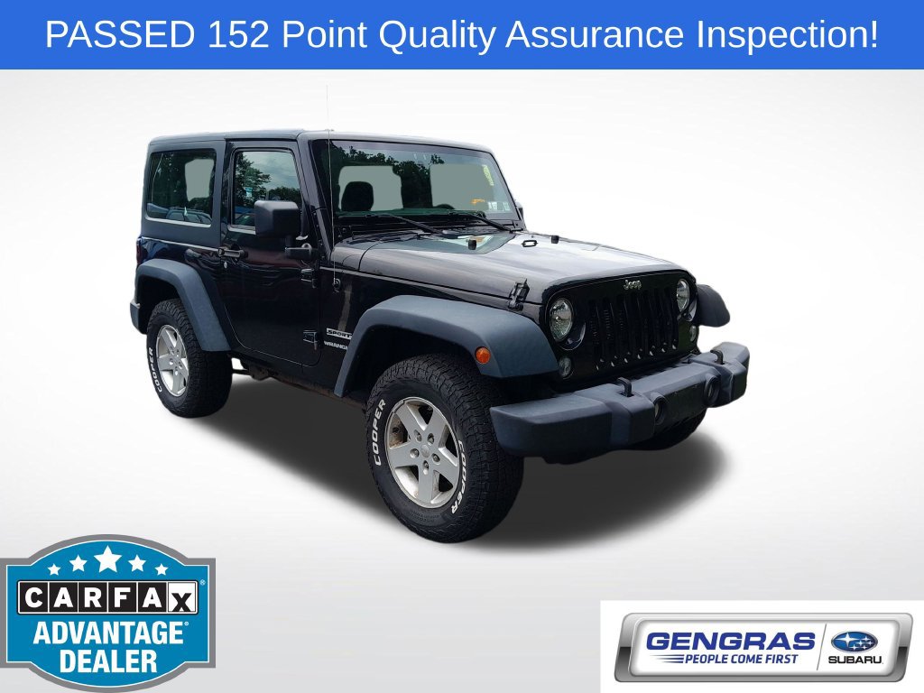 Used 2016 Jeep Wrangler Sport w/ Quick Order Package 24S AWD/4WD 360° Tour