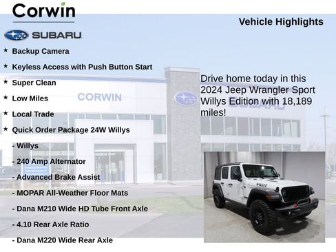 Used 2024 Jeep Wrangler Willys image 6