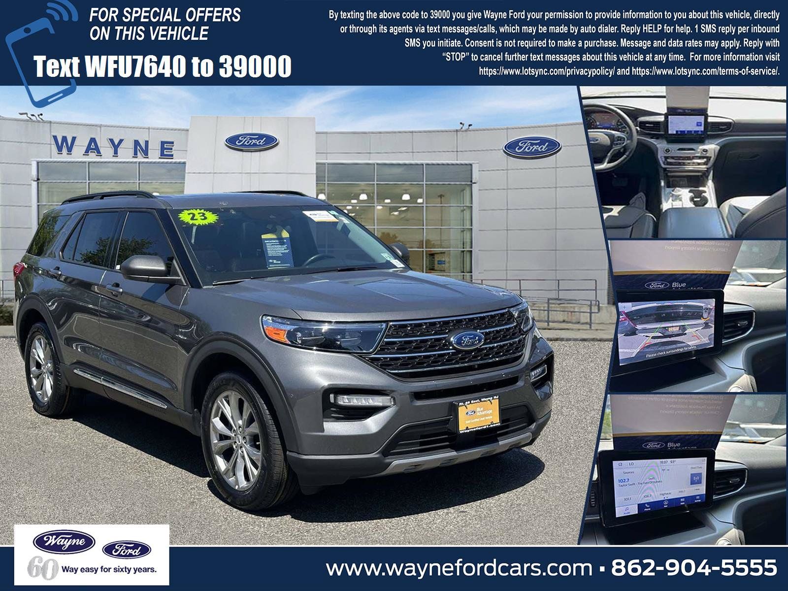 Certified 2023 Ford Explorer XLT w/ Equipment Group 202A AWD/4WD image 1
