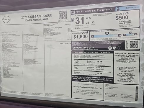 New 2026 Nissan Rogue SV image 35