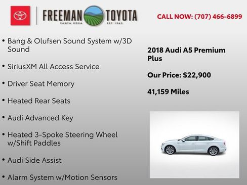 Used 2018 Audi A5 2.0T Premium Plus w/ Premium Plus image 12