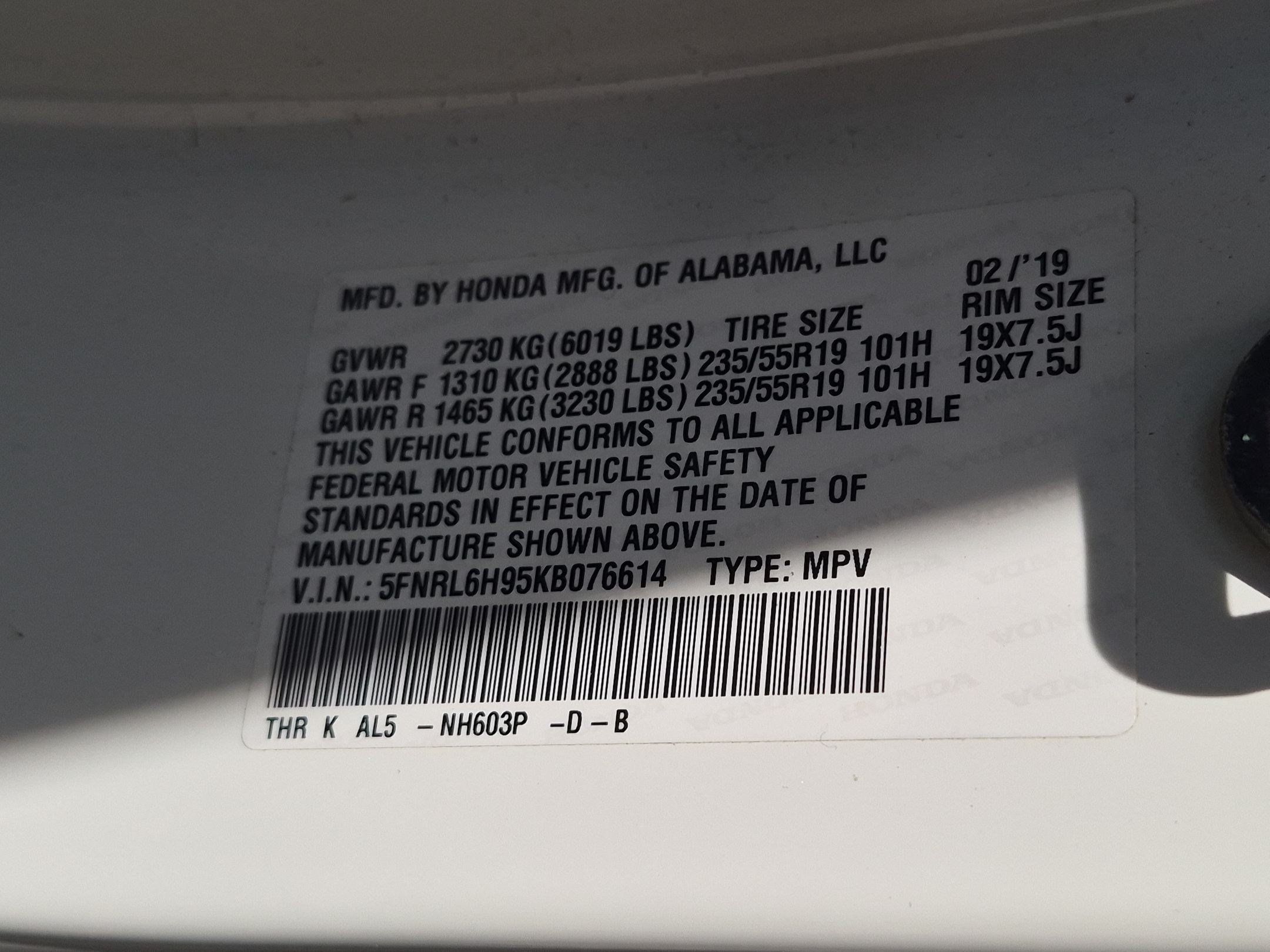 Used 2019 Honda Odyssey Elite image 35