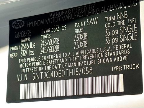 New 2026 Hyundai Santa Cruz SEL image 30