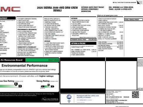 Used 2025 GMC Sierra 3500 Denali w/ Denali Reserve Package AWD/4WD image 3