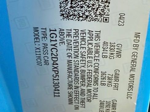 Used 2023 Chevrolet Corvette Stingray Premium Cpe w/ Battery Protection Package image 32