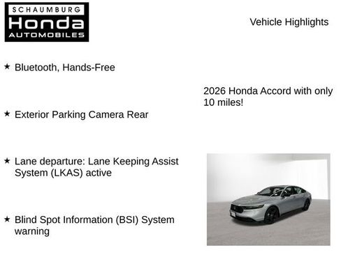New 2026 Honda Accord Sport image 8