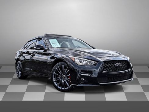 Used 2023 INFINITI Q50 Red Sport 400 w/ Black Opal Edition AWD/4WD image 1