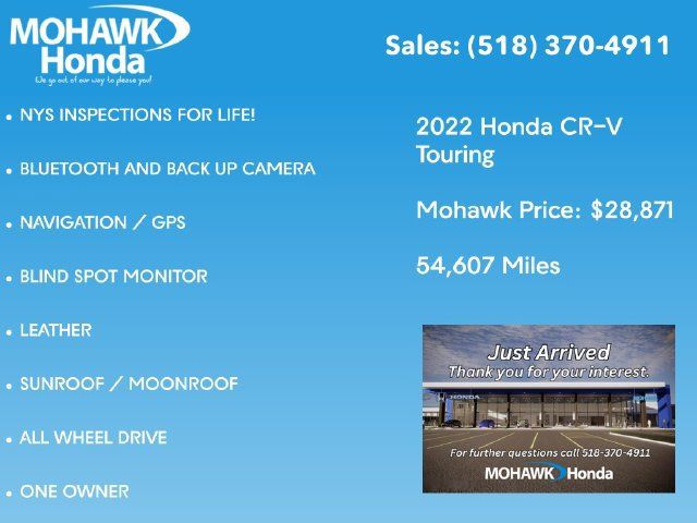 Used 2022 Honda CR-V Touring image 2