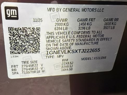 New 2026 Chevrolet Traverse RS w/ LPO, Floor Liner Package image 30