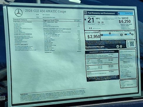 New 2026 Mercedes-Benz GLE 450 4MATIC Coupe image 19