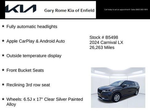 Certified 2024 Kia Carnival LX FWD image 20
