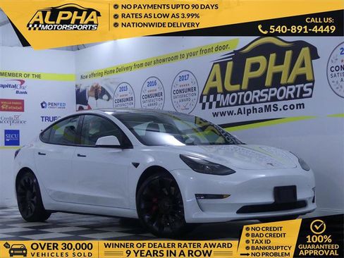 Used 2023 Tesla Model 3 Performance AWD/4WD image 1