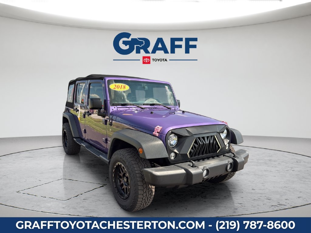 Used 2018 Jeep Wrangler Unlimited Sport S AWD/4WD image 4