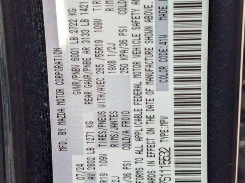 Used 2025 MAZDA CX-70 3.3 Turbo w/ Preferred Package image 24