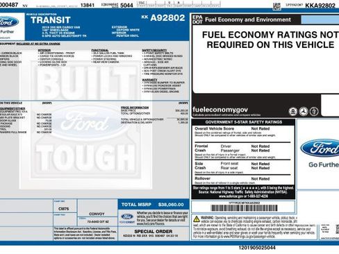 Used 2019 Ford Transit 250 148 Medium Roof RWD image 3