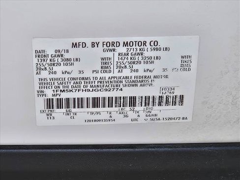 Used 2018 Ford Explorer Limited FWD image 22