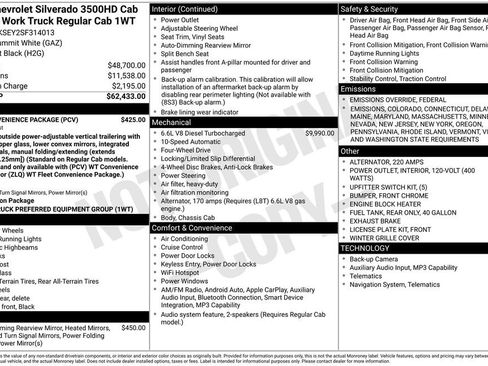 New 2025 Chevrolet Silverado 3500 W/T w/ WT Convenience Package image 28