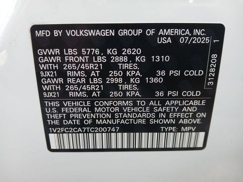 New 2026 Volkswagen Atlas Cross Sport SEL Premium R-Line AWD/4WD image 30