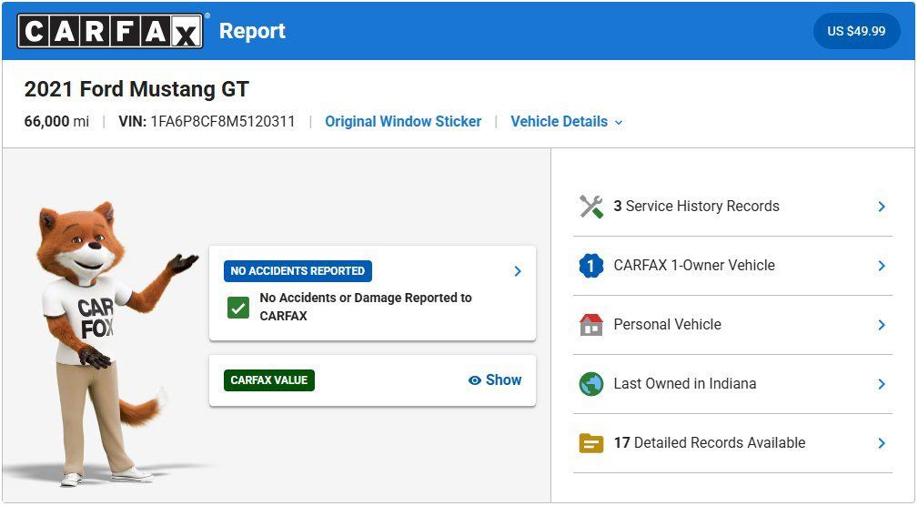 Used 2021 Ford Mustang GT Premium w/ Equipment Group 401A RWD image 9