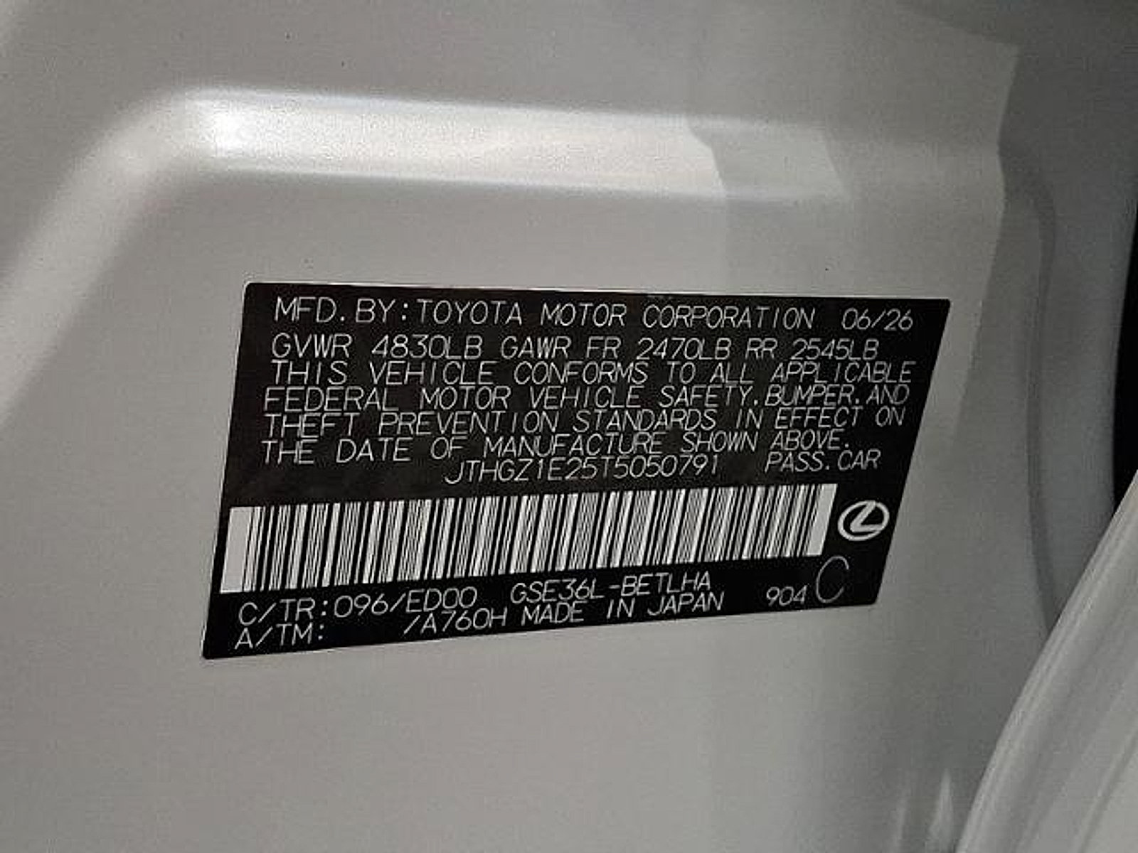 New 2026 Lexus IS 350 F Sport w/ Special Appearance Package AWD/4WD image 11