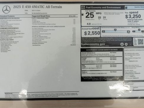 Used 2025 Mercedes-Benz E 450 4MATIC All-Terrain Wagon image 35