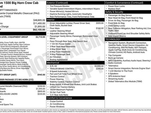 Used 2022 RAM 1500 Big Horn AWD/4WD image 51