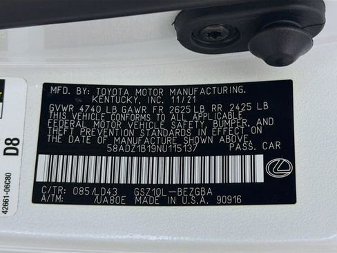 Used 2022 Lexus ES 350 w/ Premium Package image 32