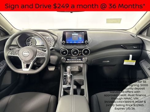 New 2025 Nissan Sentra SV w/ All-Weather Package image 24