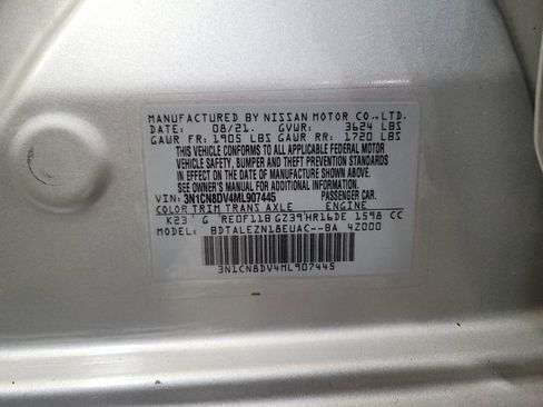 Used 2021 Nissan Versa S FWD image 33