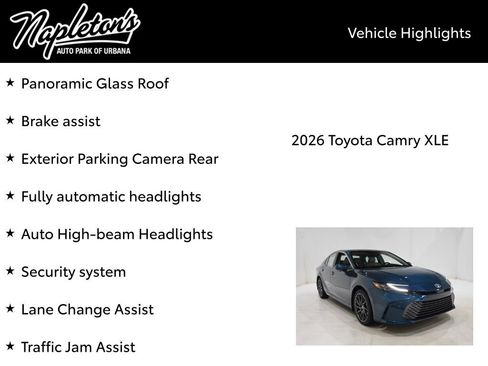 New 2026 Toyota Camry XLE image 16