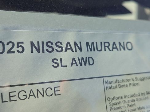 New 2025 Nissan Murano SL image 8