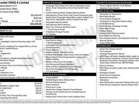 Certified 2024 Hyundai Ioniq 6 Limited AWD/4WD image 24