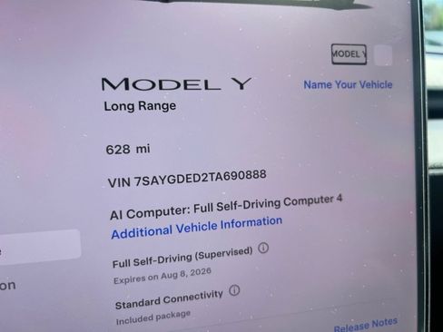 Used 2026 Tesla Model Y Long Range RWD image 3