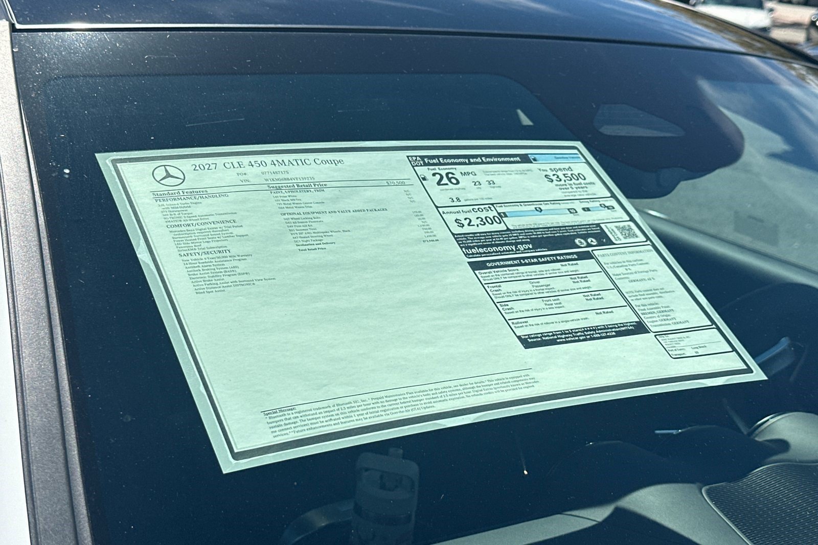 New 2027 Mercedes-Benz CLE 450 4MATIC Coupe image 29
