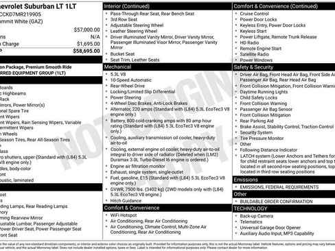 Used 2021 Chevrolet Suburban LT image 3