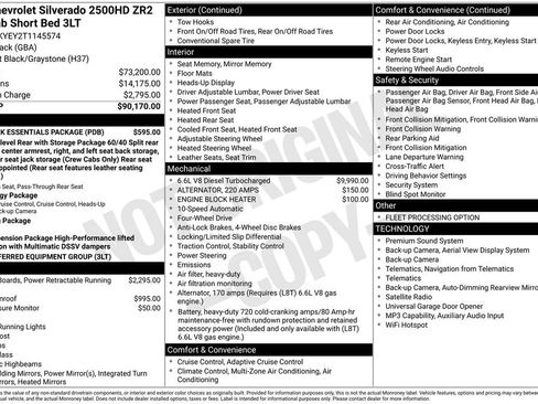 Certified 2026 Chevrolet Silverado 2500 ZR2 w/ LPO, Dark Essentials Package AWD/4WD image 6