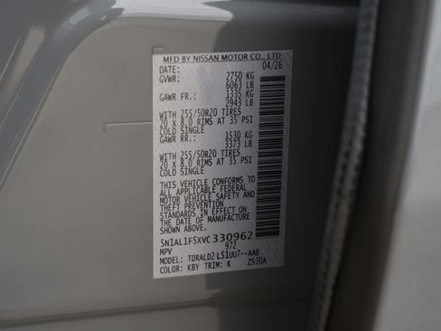New 2027 INFINITI QX60 Luxe w/ Cargo Package FWD image 27