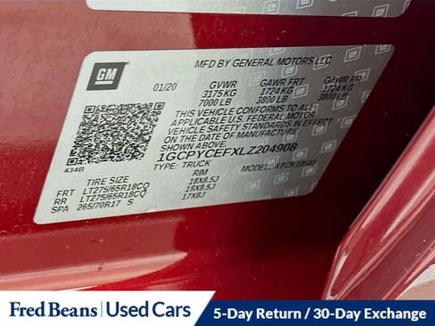 Used 2020 Chevrolet Silverado 1500 Custom Trail Boss w/ Custom Convenience Package image 30