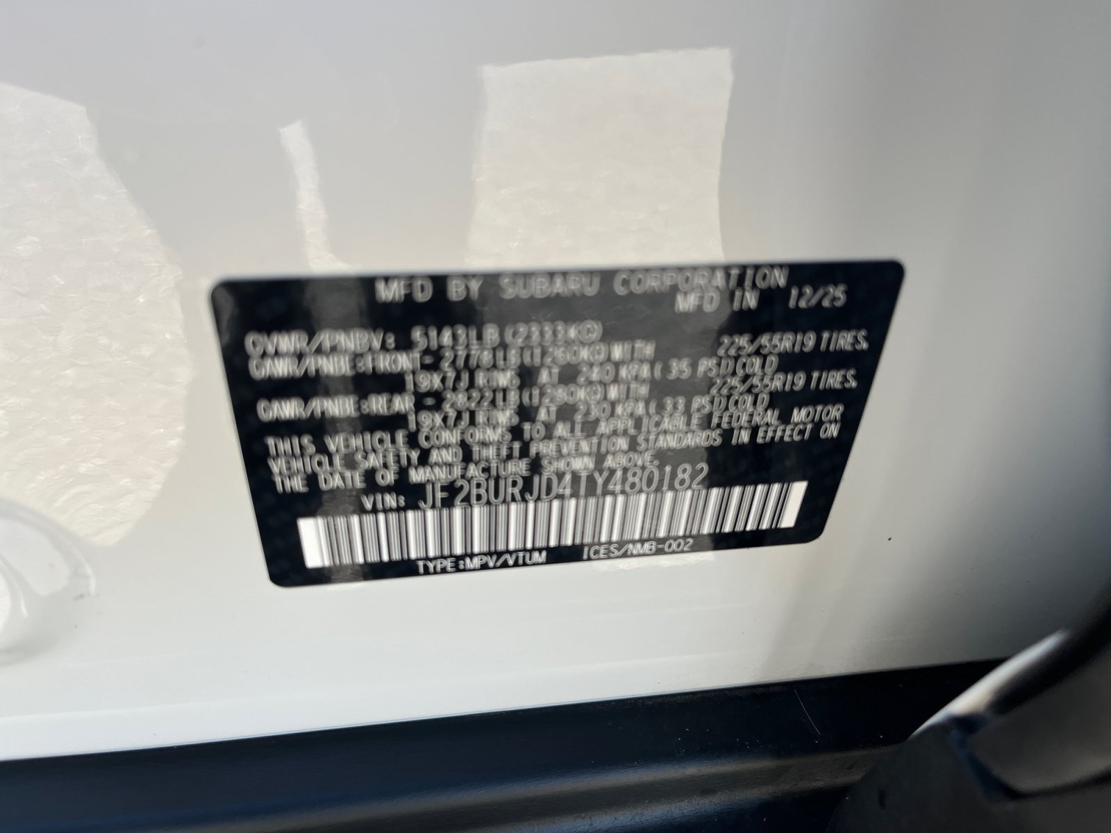 Certified 2026 Subaru Outback Touring XT AWD/4WD image 25
