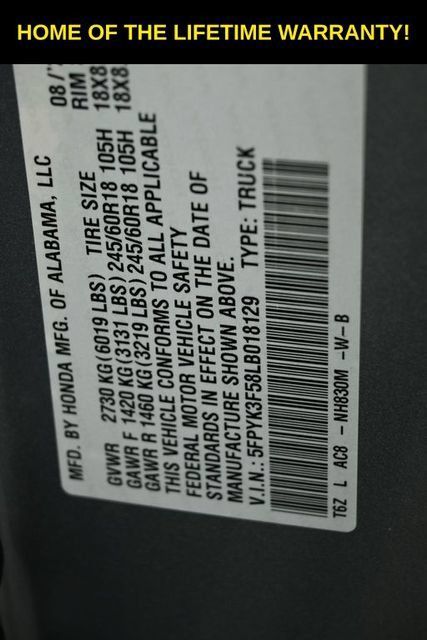 Used 2020 Honda Ridgeline RTL image 50