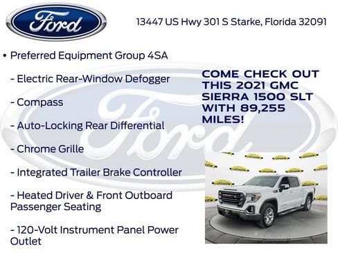 Used 2021 GMC Sierra 1500 SLT AWD/4WD image 25