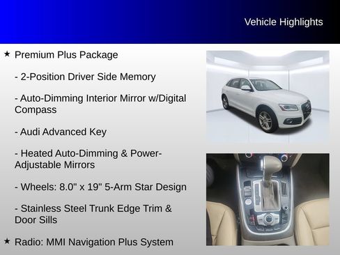 Used 2017 Audi Q5 2.0T Premium Plus w/ Technology Package AWD/4WD image 12