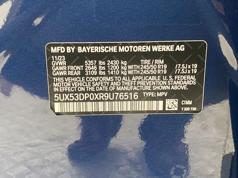 Certified 2024 BMW X3 xDrive30i w/ Premium Package image 21