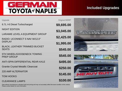 Used 2022 RAM 2500 Laramie w/ Night Edition AWD/4WD image 5