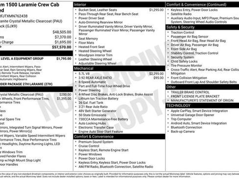 Used 2021 RAM 1500 Laramie AWD/4WD image 7