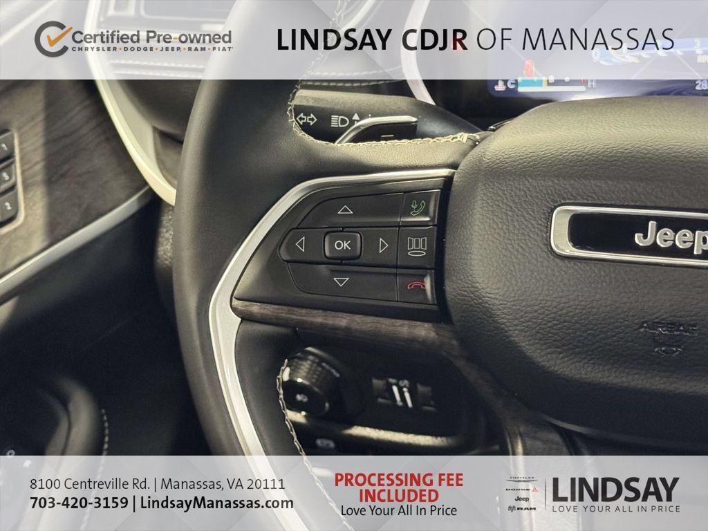 Certified 2023 Jeep Grand Cherokee L Limited w/ Luxury Tech Group II AWD/4WD image 32