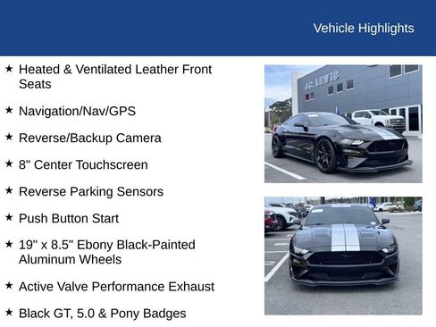 Used 2019 Ford Mustang GT Premium w/ Black Accent Package image 22