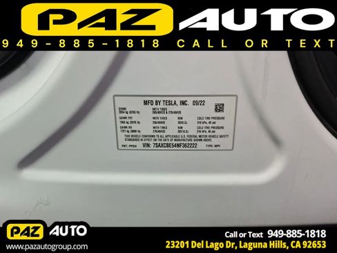 Used 2022 Tesla Model X image 17