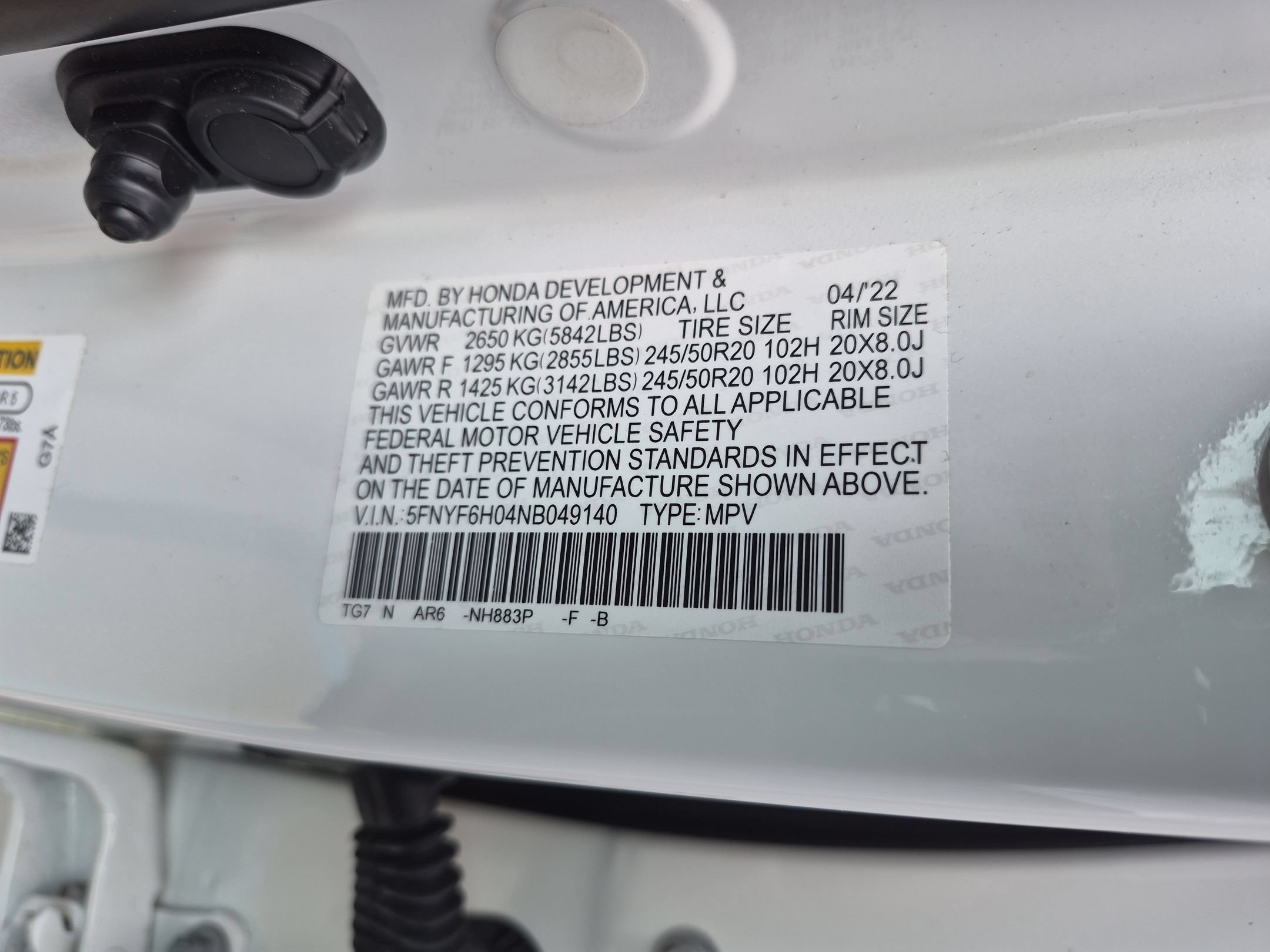 Certified 2022 Honda Pilot Elite image 39