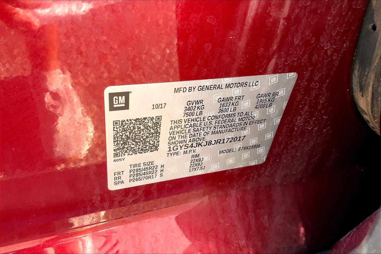 Used 2018 Cadillac Escalade ESV Premium Luxury w/ LPO, Radiant Package AWD/4WD image 35